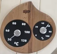 Термометр с гигрометром Банная станция Капля термодрев., черный цифербл. TH-26, 212F Банный Эксперт термометр с гигрометром банная станция капля термодрев., черный цифербл. th-26, 212f банный эксперт