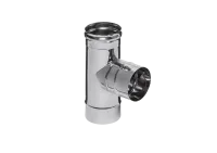 Тройник Феррум угол 90°, нержавеющий (430/0,8мм), ф115, по воде тройник феррум угол 90°, нержавеющий (430/0,8мм), ф115, по воде