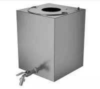 Бак для воды INTENT v.2 12л квадрат для мобильной бани Морж ф90мм дымохода бак для воды intent v.2 12л квадрат для мобильной бани морж ф90мм дымохода