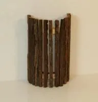 абажур полукруглый из коры автор бани