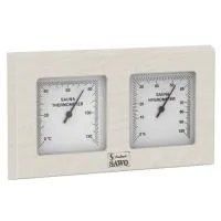 Станция банная Sawo 224-THA, термометр с гигрометром, осина, 255*140 мм станция банная sawo 224-tha, термометр с гигрометром, осина, 255*140 мм