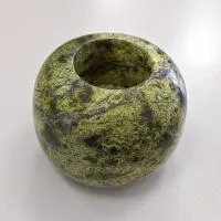 Испаритель 1 отверстие, серпентинит (змеевик) Огненный камень испаритель 1 отверстие, серпентинит (змеевик) огненный камень