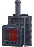 Печь для бани GFS Авангард Ураган 25П2С ЗК круглая чугунная печь для бани gfs авангард ураган 25п2с зк круглая чугунная