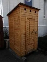 Туалет дачный деревянный 2,1х1х1 м, Банный Перец туалет дачный деревянный 2,1х1х1 м, банный перец