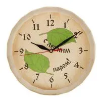 Часы банные бочонок С легким паром липа Добропаровъ часы банные бочонок с легким паром липа добропаровъ