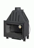 Топка каминная Альфа 700 B, патрубок ф200, черный шамот, ЭкоКамин топка каминная альфа 700 b, патрубок ф200, черный шамот, экокамин