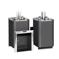 Печь для бани газовая Ермак Уралочка 20 Carbon, антрацит, без ГГУ печь для бани газовая ермак уралочка 20 carbon, антрацит, без ггу