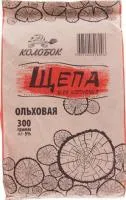 Щепа для копчения Колобок Ольховая 300г щепа для копчения колобок ольховая 300г