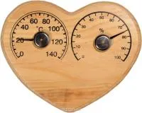 Термометр с гигрометром "Сердце" термометр с гигрометром "сердце"