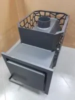 Печь для бани Сталь-Мастер Рада 4 14М БЕЗ ДВЕРКИ дровяная сетка печь для бани сталь-мастер рада 4 14м без дверки дровяная сетка