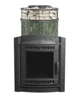 Печь для бани ПроМеталл Атмосфера L в ламелях Змеевик + сетка печь для бани прометалл атмосфера l в ламелях змеевик + сетка