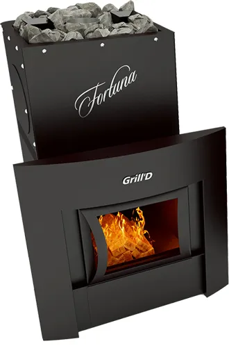 Печь для бани Grill'D Fortuna 200 G window black* печь для бани grill'd fortuna 200 g window black*