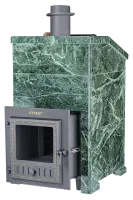 Печь для бани GFS 25М ЗК в облицовке Президент 980/40 Змеевик (верх) печь для бани gfs 25м зк в облицовке президент 980/40 змеевик (верх)