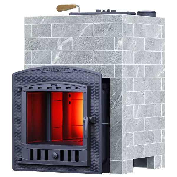 Печь для бани GFS Авангард 25П2 ЗК чугунная в облицовке Классика Талькохлорит 790/40 печь для бани gfs авангард 25п2 зк чугунная в облицовке классика талькохлорит 790/40