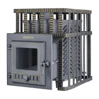 Печь для бани GFS 18МС ЗК чугунная печь для бани gfs 18мс зк чугунная