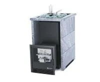 Печь для бани ИзиСтим Анапа Premium в трехстор.кожухе из талькохлорита откр.верх с САБК-40 печь для бани изистим анапа premium в трехстор.кожухе из талькохлорита откр.верх с сабк-40