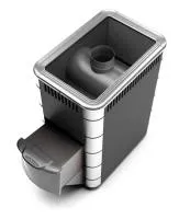 Печь для бани ТМФ Ангара Inox дверца антрацит антрацит нерж.вставки печь для бани тмф ангара inox дверца антрацит антрацит нерж.вставки