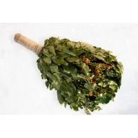 Веник банщика дубовый с травами (микс) "Mr.Venikoff", обмотанная ручка веник банщика дубовый с травами (микс) "mr.venikoff", обмотанная ручка