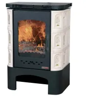 Печь-камин Бавария Изразец с металлической крышкой Арка Береза ЭкоКамин печь-камин бавария изразец с металлической крышкой арка береза экокамин