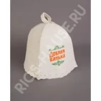 Шапка для бани "Добрая Банька"  Бацькина баня шапка для бани "добрая банька"  бацькина баня