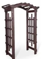 арка-пергола №1 220см массив сосны старение, палисандр, ирб