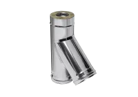 Тройник Феррум утепленный угол 135° нержавеющий (430/0,8мм)/зеркальный, ф115/200, по воде тройник феррум утепленный угол 135° нержавеющий (430/0,8мм)/зеркальный, ф115/200, по воде