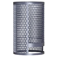 Сетка на трубу GFS Ураган Искандер 18/25 Avangard 24/25 круглая 115 (240х507) под шибер с креплением сетка на трубу gfs ураган искандер 18/25 avangard 24/25 круглая 115 (240х507) под шибер с креплением