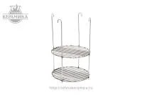 Этажерка для тандыра 2-х ярусная d 22 см ТХК этажерка для тандыра 2-х ярусная d 22 см тхк