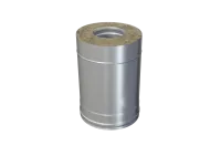 Дымоход Феррум утепленный нержавеющий (430/0,8мм)/оцинкованный ф150/210 L=0,25м по воде дымоход феррум утепленный нержавеющий (430/0,8мм)/оцинкованный ф150/210 l=0,25м по воде