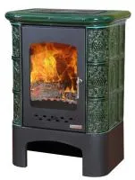 Печь-камин Бавария Изразец Барокко зеленая ЭкоКамин печь-камин бавария изразец барокко зеленая экокамин