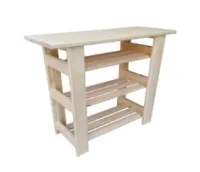 Стол-стеллаж 3 полки 0,9х0,4х0,9 см, Банный Перец стол-стеллаж 3 полки 0,9х0,4х0,9 см, банный перец