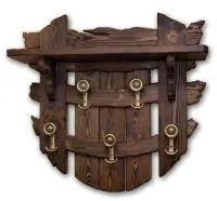 Вешалка настенная 80*80см массив сосны старение, палисандр, ИРБ вешалка настенная 80*80см массив сосны старение, палисандр, ирб