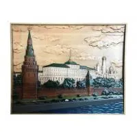 Картина резная "Кремль" натуральное дерево Банный Эксперт картина резная "кремль" натуральное дерево банный эксперт