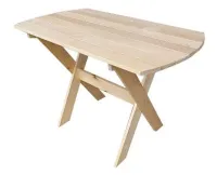 стол раскладной 1,2м, береза, банный перец