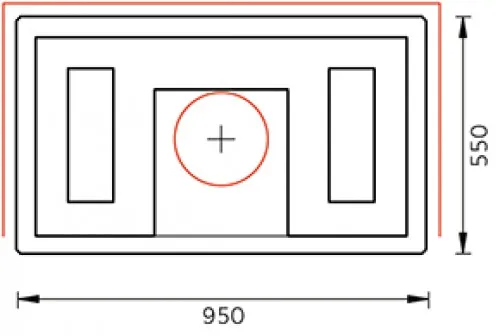 печь-камин tulikivi koli nobile 2100 мм 