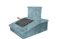 Облицовка на трубу GFS 25 ЗК Президент 130х290 Талькохлорит 1 ярус под шибер облицовка на трубу gfs 25 зк президент 130х290 талькохлорит 1 ярус под шибер