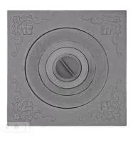 Плита чугунная П1-6 "Зной" одноконфорочная, 600*600*265 мм, Рубцовск плита чугунная п1-6 "зной" одноконфорочная, 600*600*265 мм, рубцовск