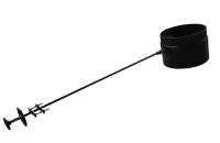 Шибер 250 мм на жесткой тяге ЭкоКамин шибер 250 мм на жесткой тяге экокамин