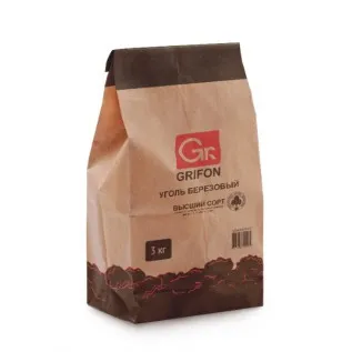 Уголь березовый Grifon 3 кг уголь березовый grifon 3 кг