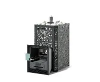 Печь для бани ИзиСтим Ялта 25 Хохлома Premium газовая с ГГУ-40 AISI 430 (2024) черная печь для бани изистим ялта 25 хохлома premium газовая с ггу-40 aisi 430 (2024) черная