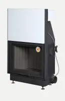 Топка каминная Вега 800TВ тоннельная черный шамот ЭкоКамин*  топка каминная вега 800tв тоннельная черный шамот экокамин*