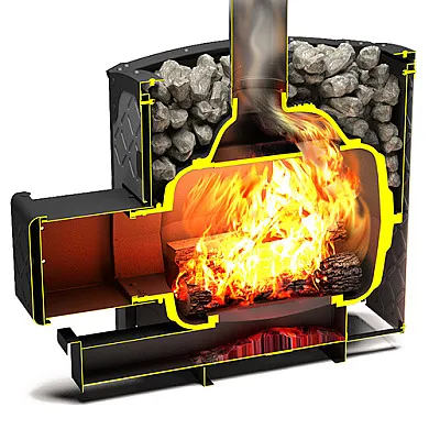 Печь для бани Теплодар БЫЛИНА-18 Ч (1.2) печь для бани теплодар былина-18 ч (1.2)