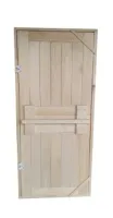 Дверь деревянная, глухая, вертикальная, осина Сорт АВ, 2 петли 180*70 см, Банный Перец дверь деревянная, глухая, вертикальная, осина сорт ав, 2 петли 180*70 см, банный перец