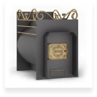 Печь для бани Сабантуй 26 закрытая каменка печь для бани сабантуй 26 закрытая каменка