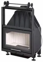Топка каминная Альфа 800 К с контргрузом, патрубок ф200, ЭкоКамин  топка каминная альфа 800 к с контргрузом, патрубок ф200, экокамин