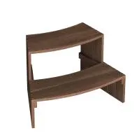 Лесенка для купели Шишка 2 ступени цвет темный лесенка для купели шишка 2 ступени цвет темный