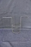 Этажерка для тандыра 2-х ярусная d180 h310 мм с ручками НСК этажерка для тандыра 2-х ярусная d180 h310 мм с ручками нск