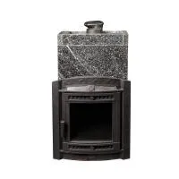 Печь для бани ПроМеталл Атмосфера L в камне амфиболит печь для бани прометалл атмосфера l в камне амфиболит