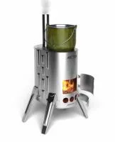 Печь портативная ТМФ Дуплет-1 Inox, варочная, дровяная печь портативная тмф дуплет-1 inox, варочная, дровяная