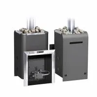 Печь для бани газовая Ермак Уралочка 16 Carbon, антрацит, без ГГУ печь для бани газовая ермак уралочка 16 carbon, антрацит, без ггу